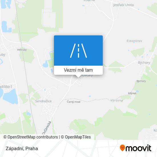 Západní mapa