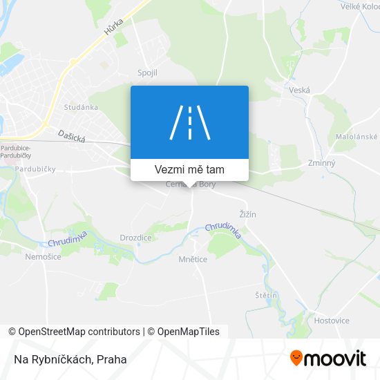 Na Rybníčkách mapa