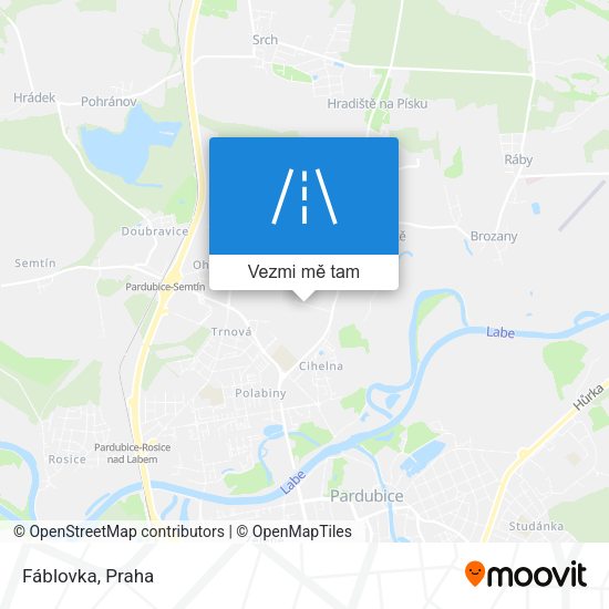 Fáblovka mapa