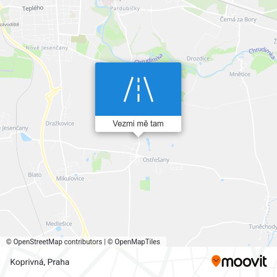 Koprivná mapa