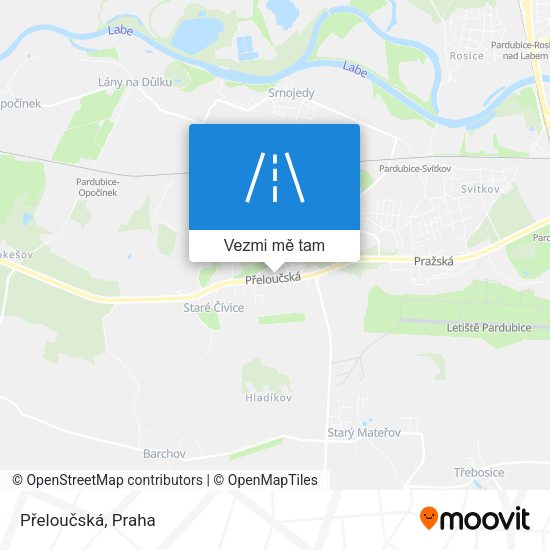 Přeloučská mapa