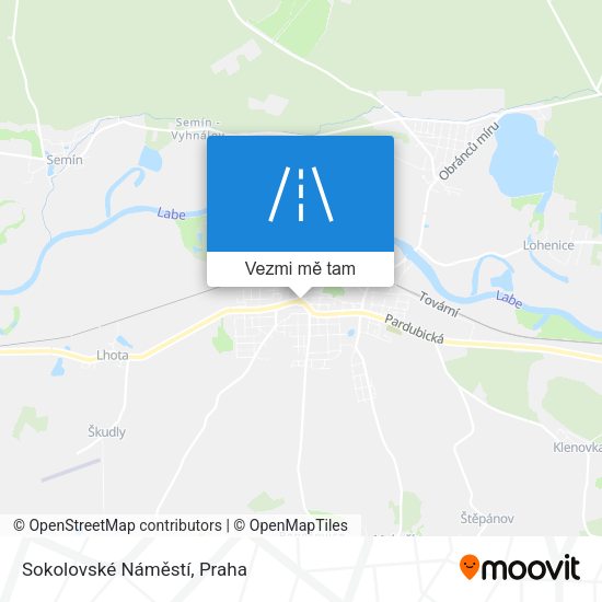 Sokolovské Náměstí mapa