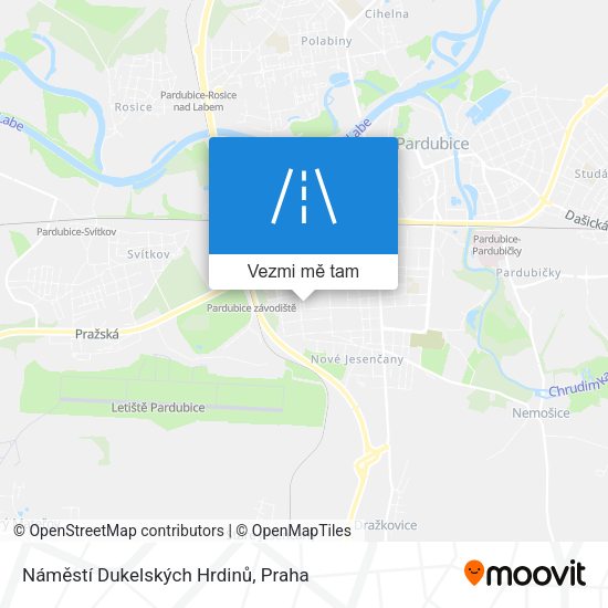 Náměstí Dukelských Hrdinů mapa