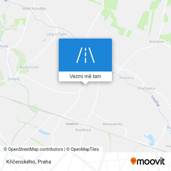 Křičenského mapa