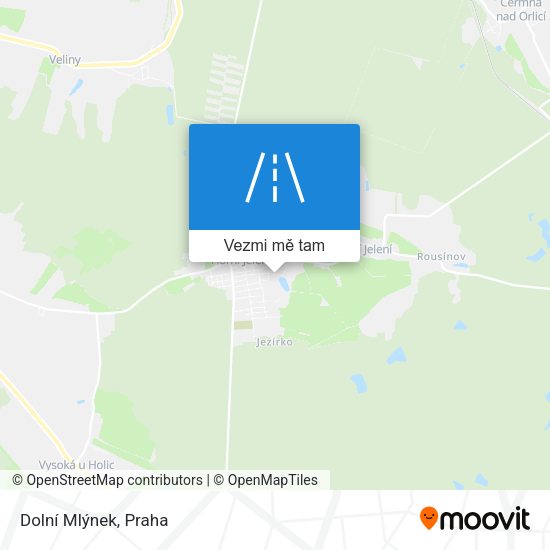 Dolní Mlýnek mapa
