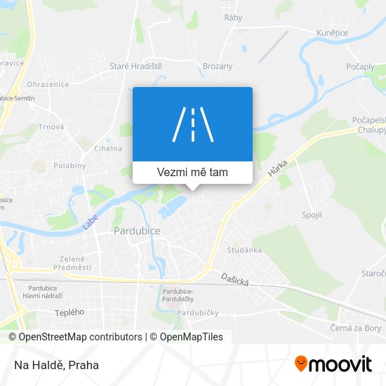 Na Haldě mapa