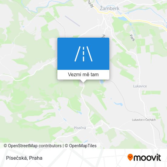 Písečská mapa