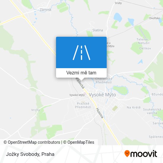 Jožky Svobody mapa