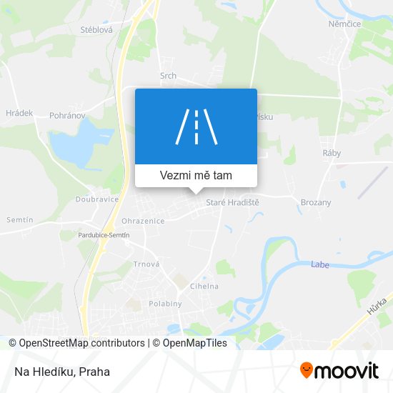 Na Hledíku mapa