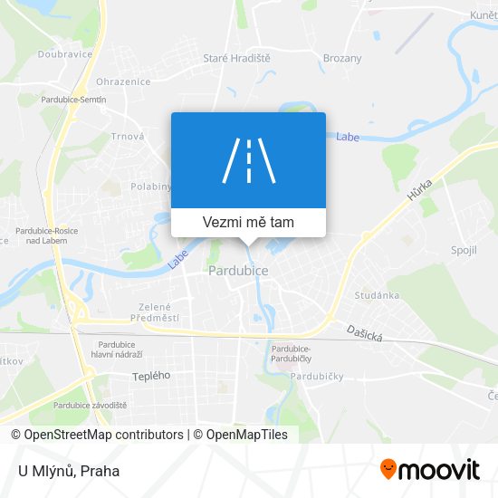 U Mlýnů mapa