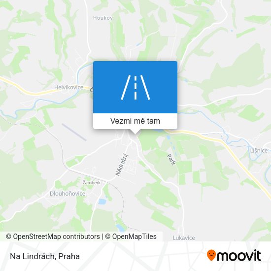 Na Lindrách mapa