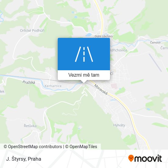 J. Štyrsy mapa