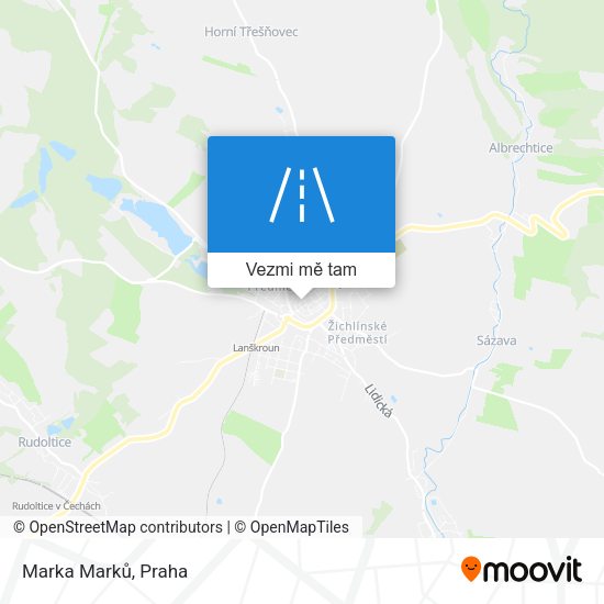 Marka Marků mapa