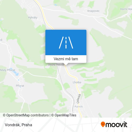 Vondrák mapa