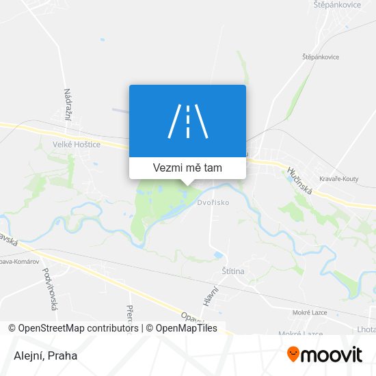Alejní mapa