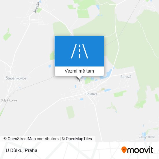 U Důlku mapa