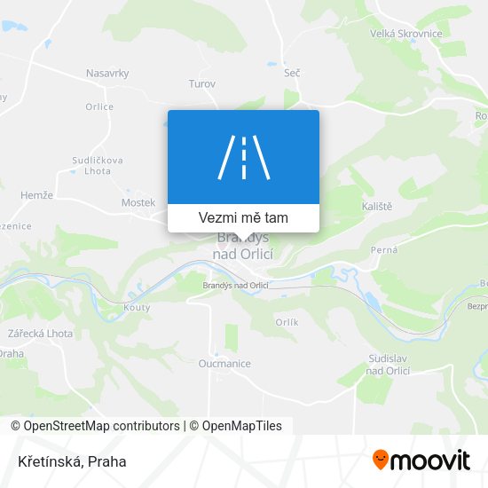 Křetínská mapa