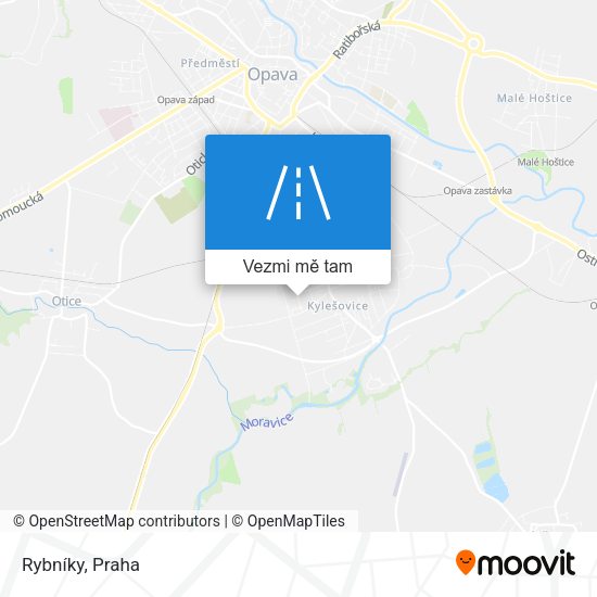 Rybníky mapa