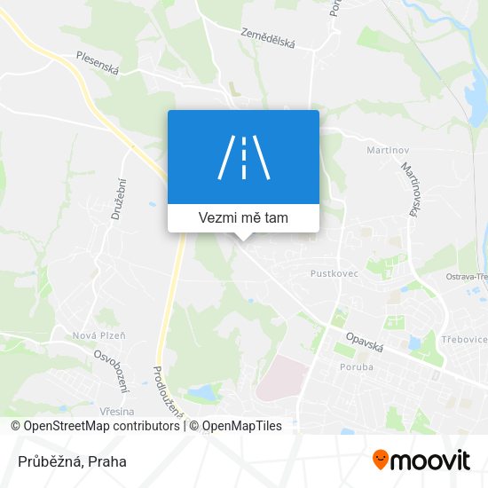 Průběžná mapa