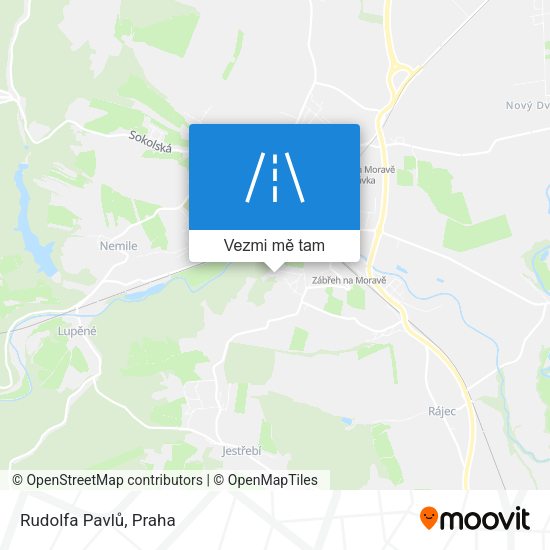 Rudolfa Pavlů mapa