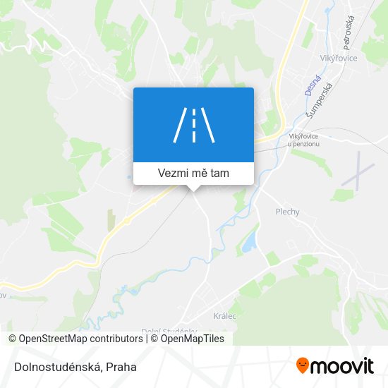 Dolnostudénská mapa