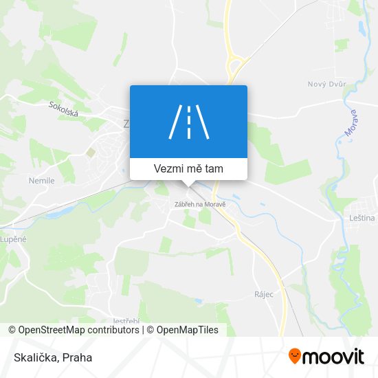Skalička mapa