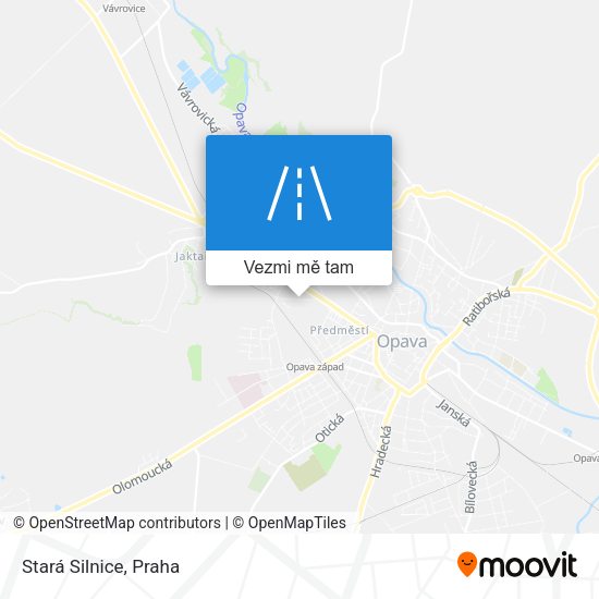Stará Silnice mapa