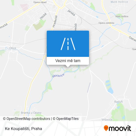 Ke Koupališti mapa