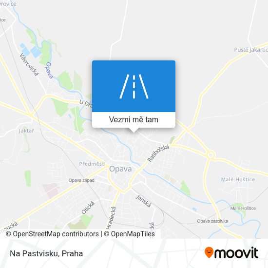 Na Pastvisku mapa
