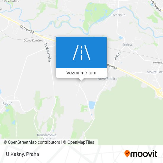 U Kašny mapa