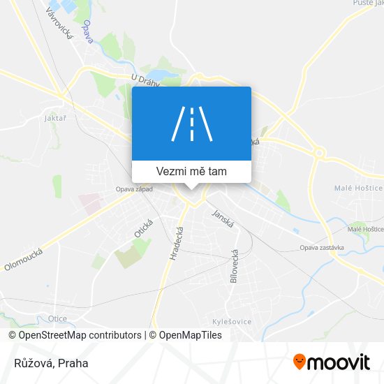 Růžová mapa