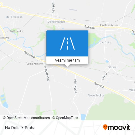 Na Dolině mapa