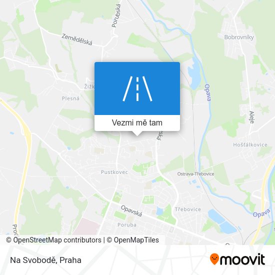 Na Svobodě mapa