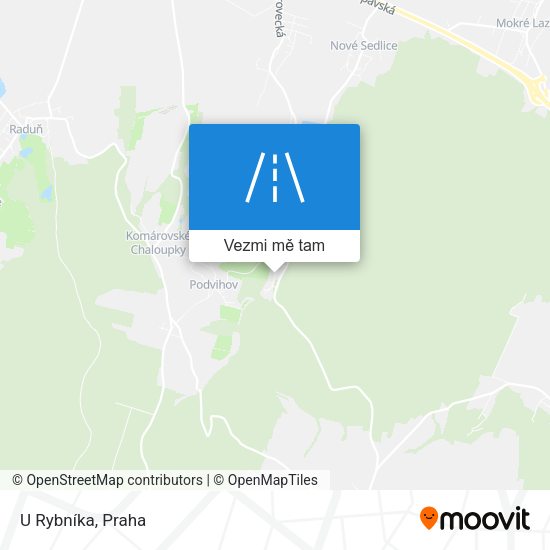 U Rybníka mapa