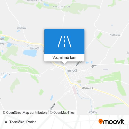 A. Tomíčka mapa