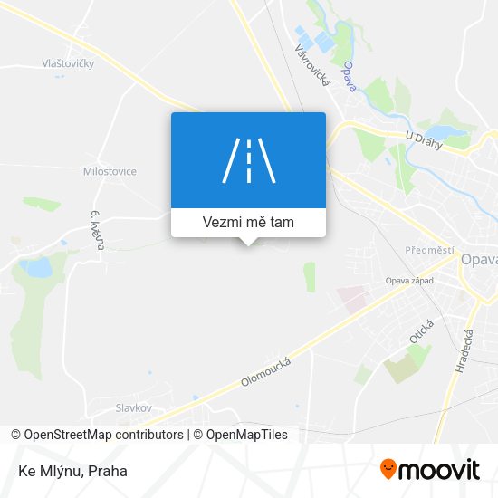 Ke Mlýnu mapa