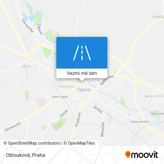 Oblouková mapa