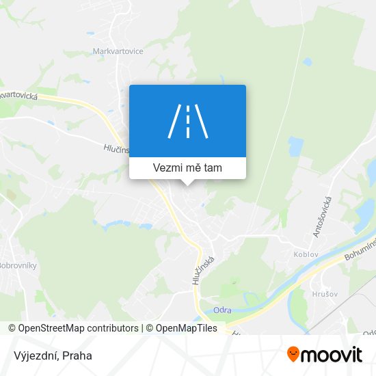 Výjezdní mapa