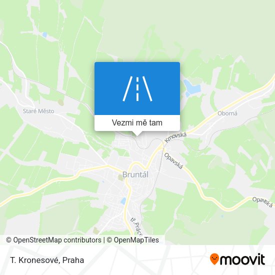 T. Kronesové mapa