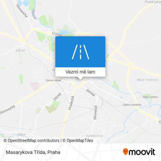 Masarykova Třída mapa