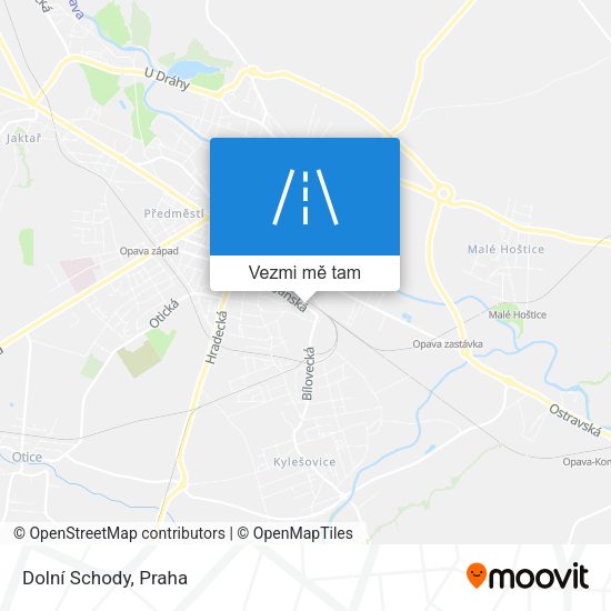 Dolní Schody mapa