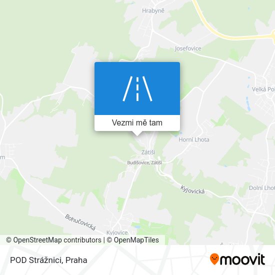 POD Strážnici mapa