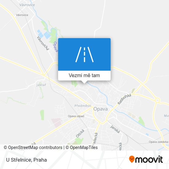 U Střelnice mapa