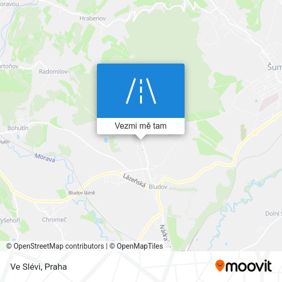 Ve Slévi mapa
