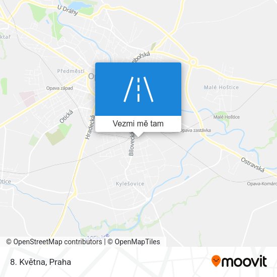8. Května mapa