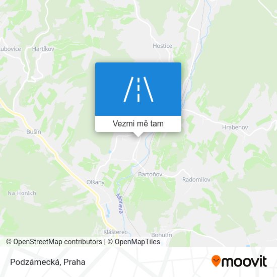 Podzámecká mapa