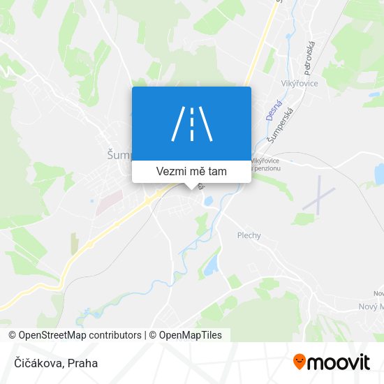 Čičákova mapa