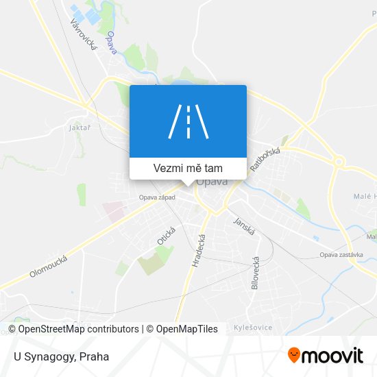 U Synagogy mapa