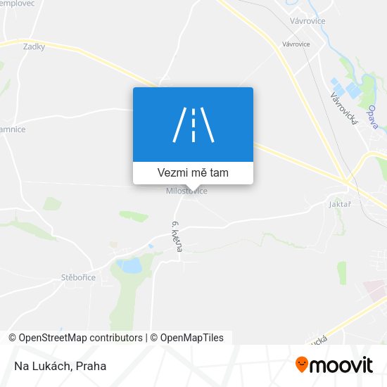 Na Lukách mapa