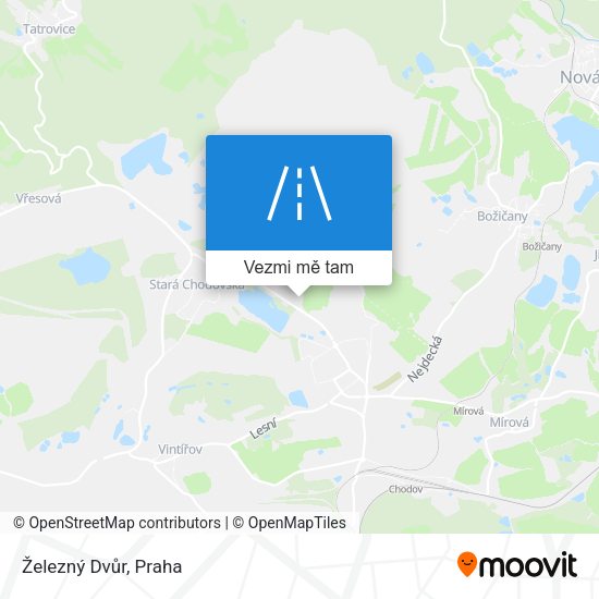 Železný Dvůr mapa